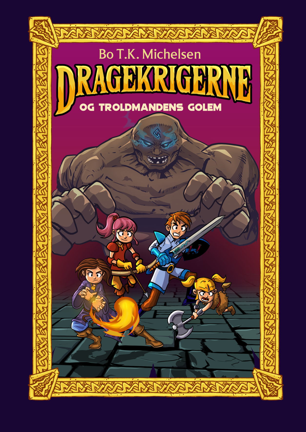 Dragekrigerne - Original dark fantasy comic illustration by Bo T. K. Michelsen (Knight of Ink)